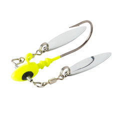 Bobby Garland Head Turn'r jig head with Mo Glo Chartreuse 1-16oz for crappie fishing.