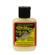 Bobby Garland Mo Glo Slab Jam bottle of glow-in-the-dark minnow scent gel