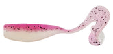 Bobby Garland Mo' Glo Stroll'R pink phantom sideview for crappie, showing action and profile