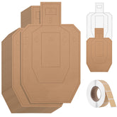 BOBOKA USPSA silhouette target 30x18 for precise range practice.