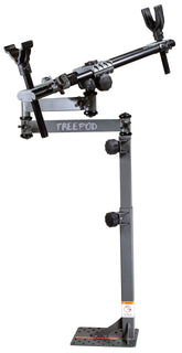 BOG TreePod hunting rest demonstrating stability on uneven terrain for steady shots
