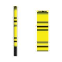Bohning arrow wraps yellow airbrush header demonstrates vibrant color and durable vinyl.