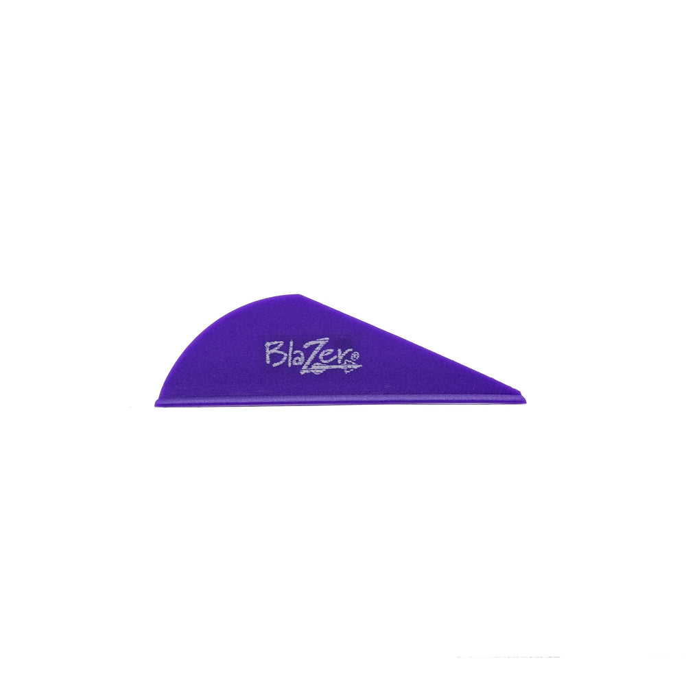 Bohning Blazer Vane 2in purple, pack of 36, front view