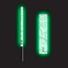 Bohning Glow in the Dark Topographic Arrow Wraps 5.5\" Large - front view
