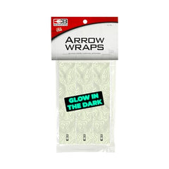 Bohning Glow in the Dark Topographic Arrow Wraps 5.5\" Large - close-up glow print