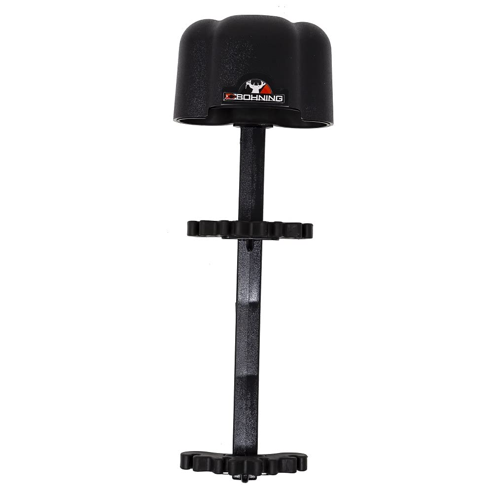 Bohning Lynx 4 Arrow Quiver in Classic Black - front view