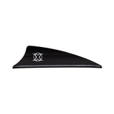 Bohning X Vane 1.75 shield-cut black provides fast, flat trajectory for target archery.