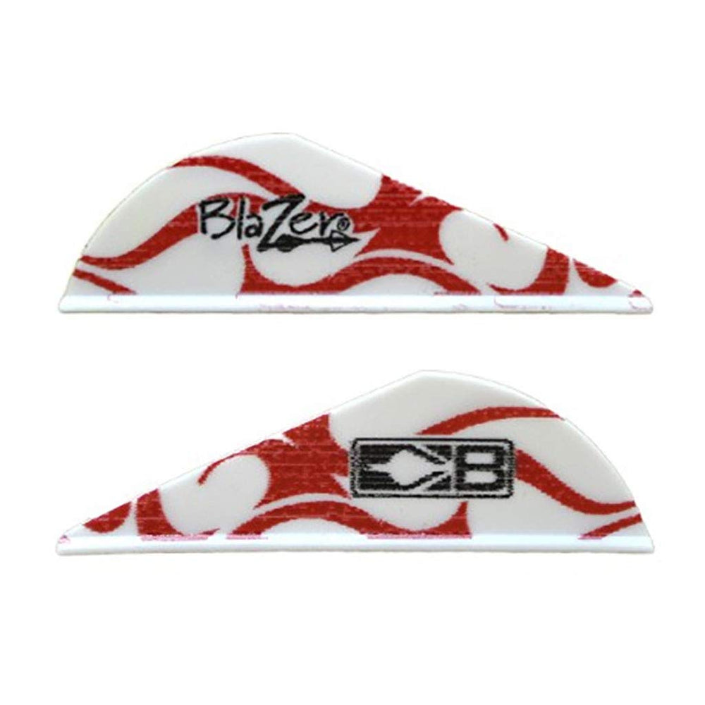 Bohning Blazer Vane True Color 2-inch Red & White Flame 36-pack