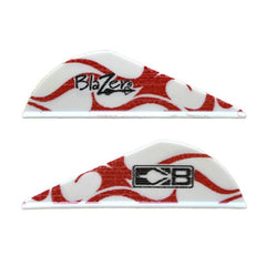 Bohning Blazer Vane True Color 2-inch Red & White Flame 36-pack