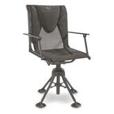 Bolderton 360 swivel hunting chair enables silent 360 field scanning.