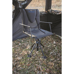 Bolderton chair with armrests and padding supports fatigue-free sits.