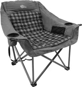 Bolosy oversized camping chair folded in carry bag for portable outdoor seating.