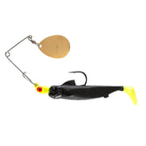 Bomber Drumbeater coastal spinnerbait blade thump aids targeting redfish and trout.
