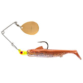 Bomber Drumbeater Coastal Spinnerbait close-up shows strong thump for red drum and trout