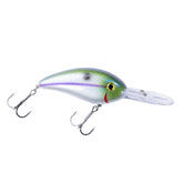 Bomber Fat Free Shad Alabama Herring 3in lure side view, deep-water bass appeal