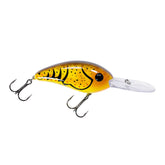 Bomber Fat Free Shad Muddy Craw 3in front view for deep-water bass presentation