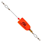 BOMBER Salt Water Paradise Popper Xtreme orange front view for long casts and splashy action