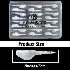 Long-lasting soft plastic crappie baits - Bombite - image 4