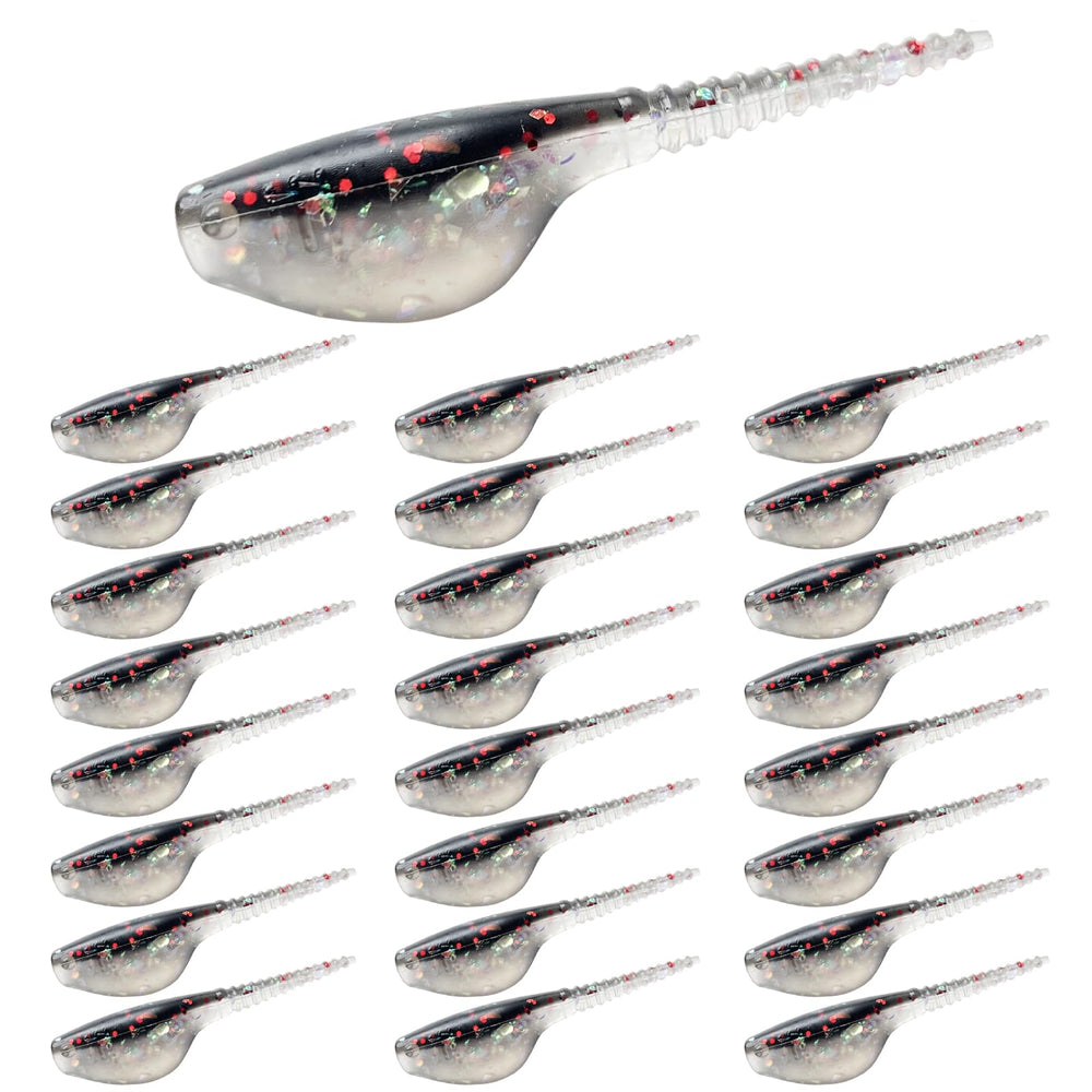 Bombite Crappie Lures Kit 24-pack displayed on a surface
