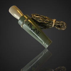 Bone Collector Doe Bleat Call weatherproof body withstands rugged outdoor conditions.