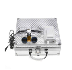 Bonew 3.5x loupe head lamp with clip-on silver provides hands-free precise illumination.