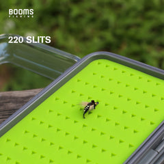 Waterproof fly box with rubber gasket seal