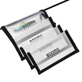 Booms Fishing LW1 lure wraps with clear PVC window in packaging