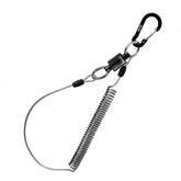 Booms Fishing MN2 Magnetic Net Release with coiled lanyard - full assembly