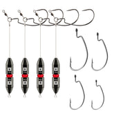 Booms Fishing TR1 Tokyo Rig 4-Pack 1/4oz pre-rigged bass rig