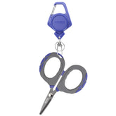 Booms Fishing XW01 4.1 Inch Braided Line Scissors with micro-serrated blades
