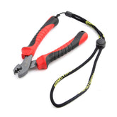 Booms Fishing CP2 crimping tool, 6-inch red, for single-barrel sleeves