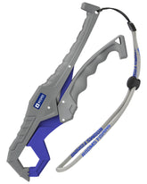 Front view of Booms Fishing G05 Fish Lip Gripper blue