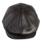 BOONJOVIA newsboy cap brown front view for daily stylish wear