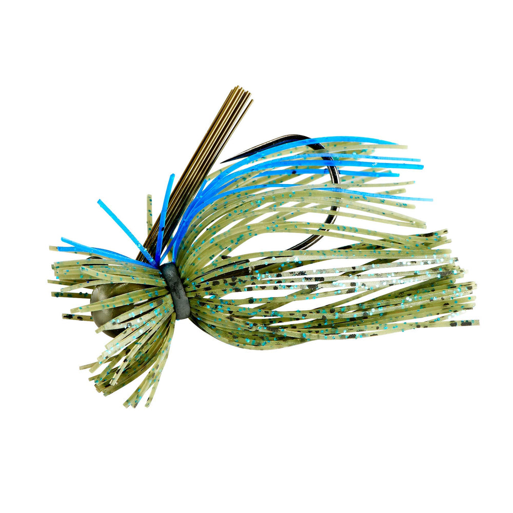 Booyah Finance Jig Lights Out 3/8oz front view for flipping and casting versatility
