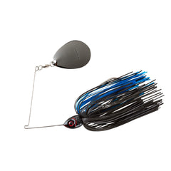 Booyah Moontalker spinner-bait with black nickel Colorado blade for night bass fishing