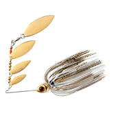 Booyah Super Shad Golden Shiner front view showing lifelike baitfish profile for bass
