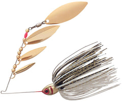 Booyah Super Shad Golden Shiner side angle highlighting high-speed wobble for fast retrieves