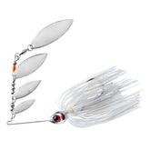 Booyah Super Shad Pearl Shiner lure with lifelike body profile attracts bass