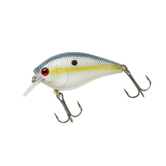 Booyah XCS Foxy Shad crankbait side view showing color pattern and snag-resistant design.