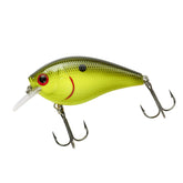 Booyah XCS2 Black Chartreuse lure side view highlighting silent action for shallow bass