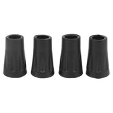 BORDSTRACT rubber trekking pole tips provide durable protection on rugged trails.