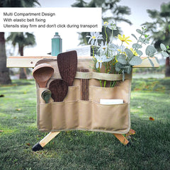 BORDSTRACT waterproof 600D Oxford fabric protects contents in wet or dusty outdoor settings.