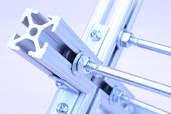 BORED? PARACORD! X Jig features sliding bar locking for quick, secure ball placement.