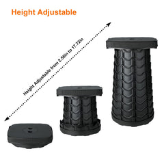 Boreeman collapsible stool fish-scale structure emphasizes strength and rigidity for heavy use