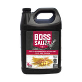 Boss Sauce Roasted Soybean liquid mineral for deer bottle, 1 gallon
