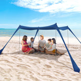 BOTINDO beach tent pop-up setup demonstrates quick shade for a 10x10 ft family outing