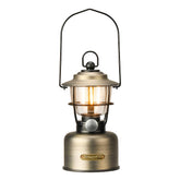 BougeRV VL01 lantern emits warm tungsten glow for cozy campsite ambience.