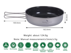 Boundless Voyage ceramic non-stick coating interior for easy food release during camp meals.