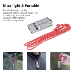 Boundless Voyage emergency signal 120dB; loud signaling from distance.