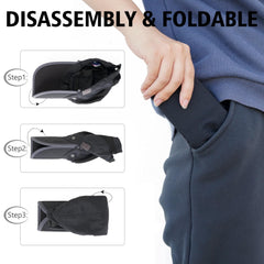 Boundless Voyage face flap extended for extra sun and wind protection while fishing